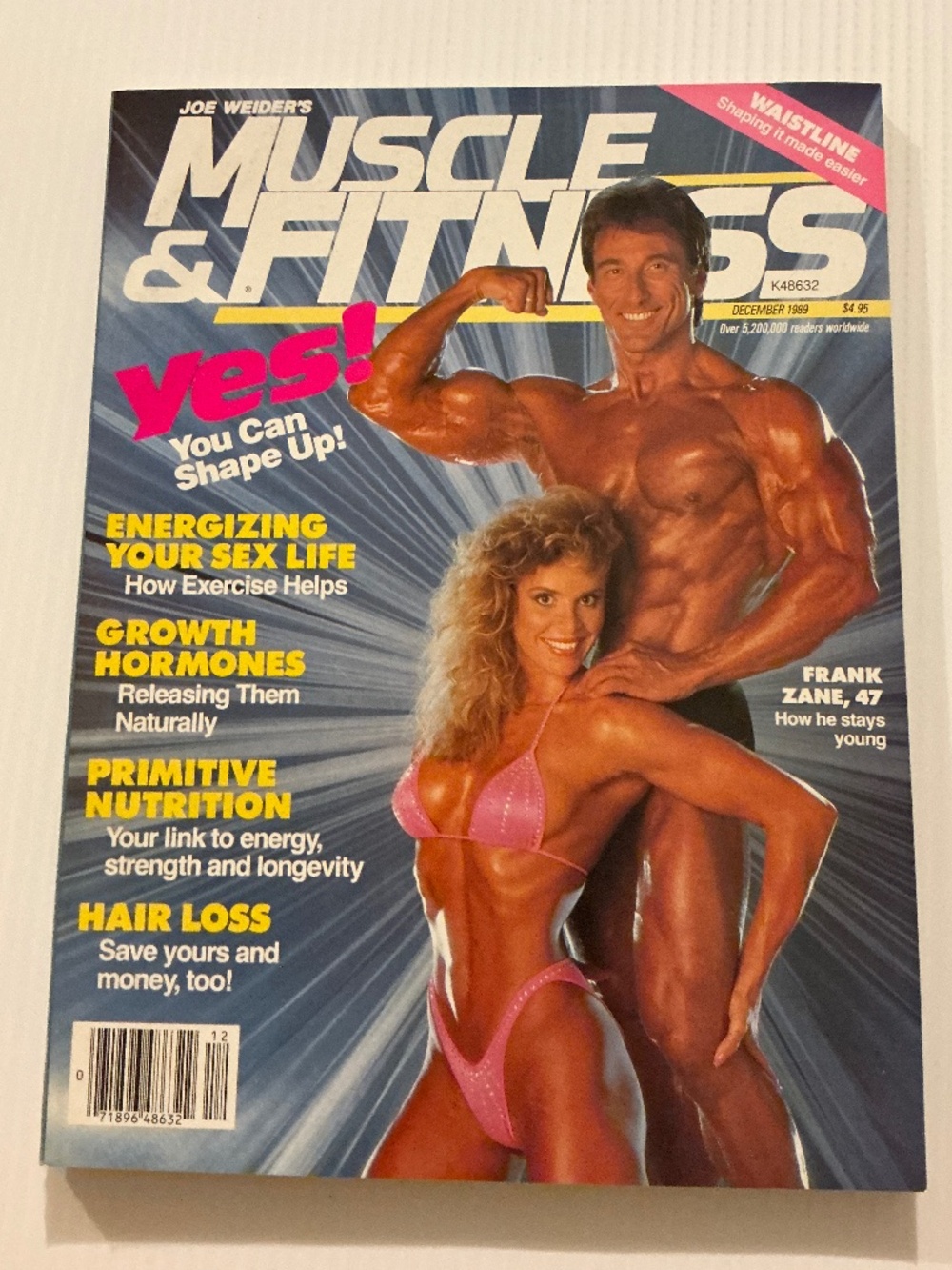 Joe Weider’s Muscle & Fitness Magazine December 1989 Frank Zane Cover